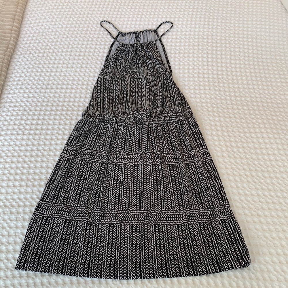 BCBG Generation Black and White Summer Dress